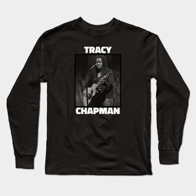 Tracy Chapman Long Sleeve T-Shirt by PlokadStories
